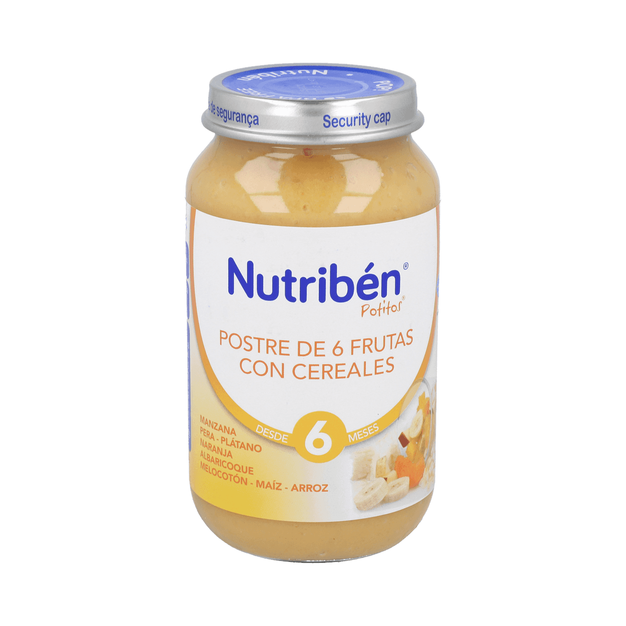 Nutribén Potito 6 Frutas con Cereales 250g
